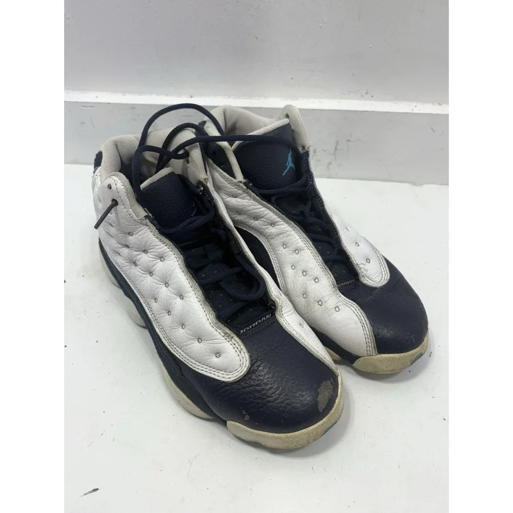 Size 6.5Y Nike Jordan 13‎ Retro GS Obsidian Blue White Leather DJ3003-144